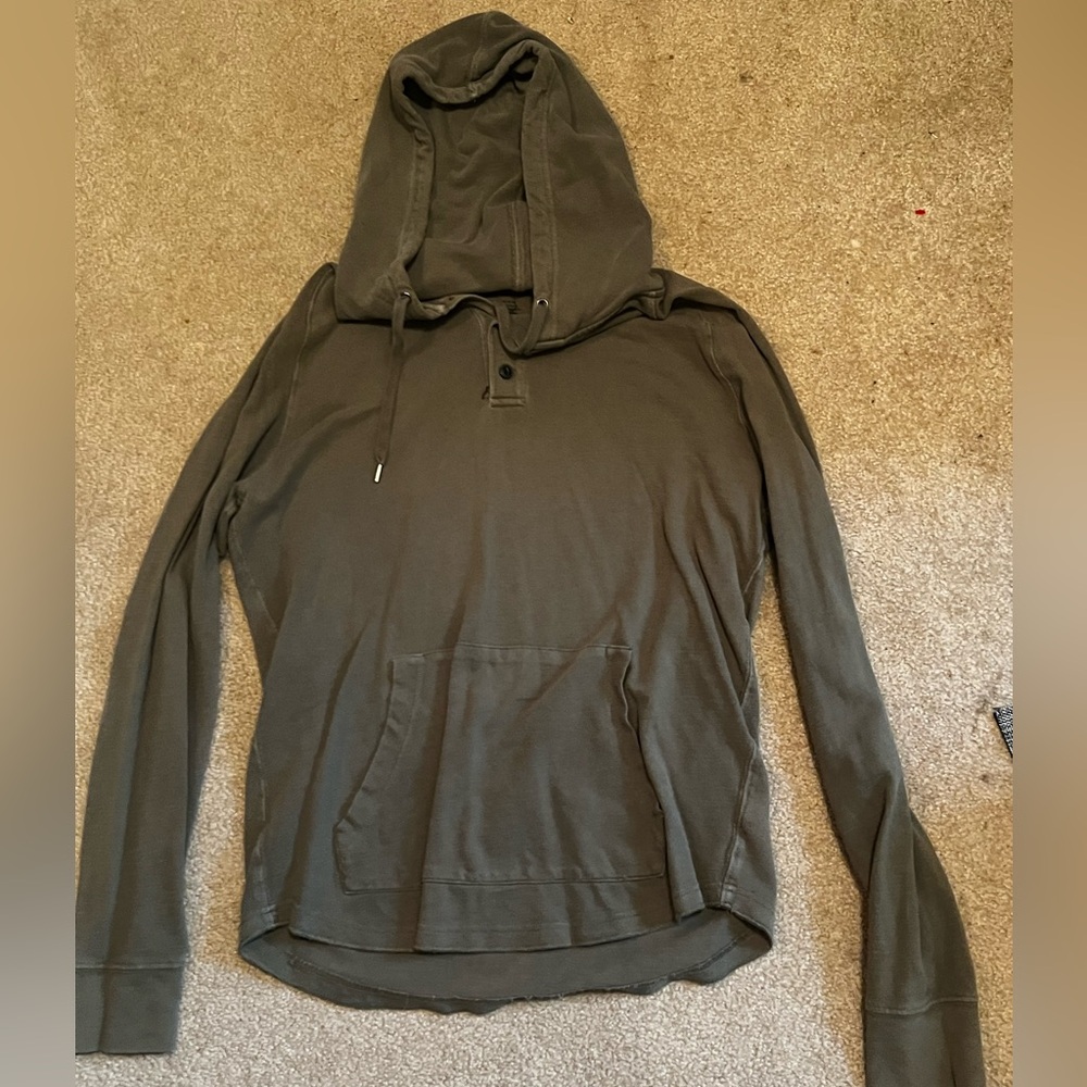 American Eagle Outfitters Olive Long Sleeve Hoodie